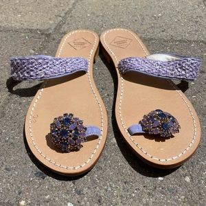 Emanuela Caruso jeweled sandals
